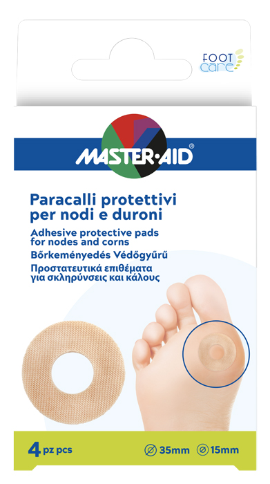 PARACALLI MASTER-AID FOOTCARE NODI E DURONI 4 PEZZI B8 - Farmacia Del Monaco