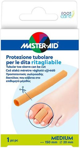 PROTEZIONE TUBOLARE MASTER-AID FOOTCARE RITAGLIABILE 15 CM 20 MM MEDIUM C7 - Farmacia Del Monaco