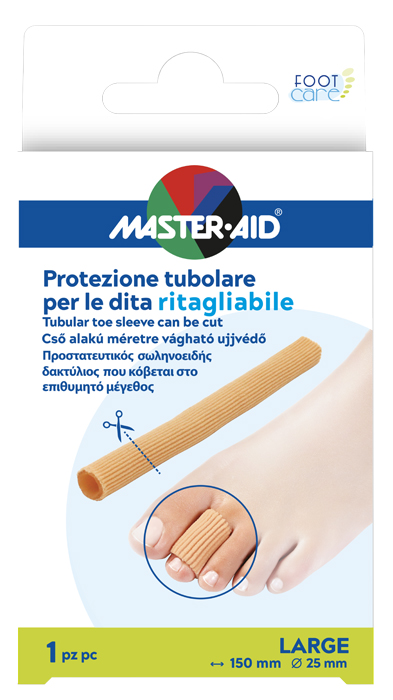PROTEZIONE TUBOLARE MASTER-AID FOOTCARE RITAGLIABILE 15 CM 25 MM LARGE C8 - Farmacia Del Monaco