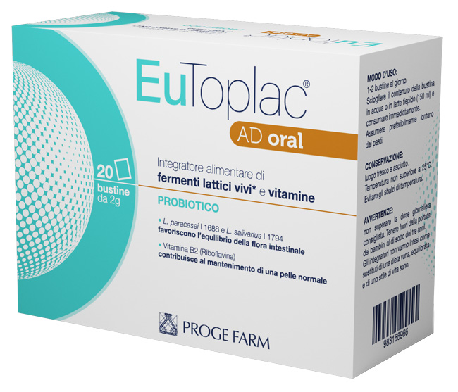 EUTOPLAC AD ORAL 20 BUSTINE - Farmacia Del Monaco