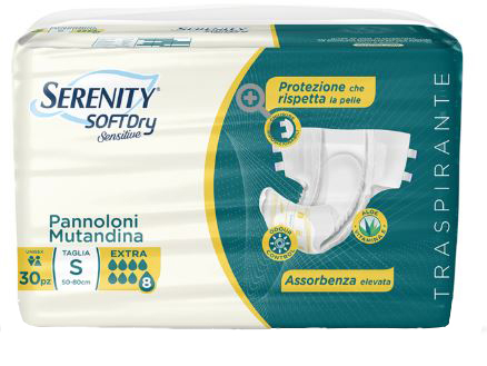 SERENITY PANNOLONE MUTANDINA SD SENSITIVE EXTRA TAGLIA L 30 PEZZI - Farmacia Del Monaco