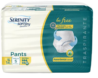 SERENITY PANTS SD SENSITIVE BE FREE SUPER TAGLIA S 14 PEZZI - Farmacia Del Monaco