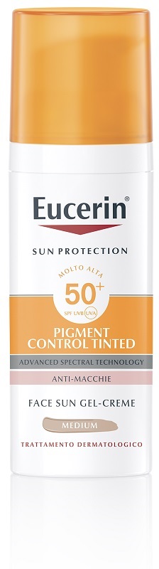 EUCERIN SUN PIGMENT CONTROL TINTED SPF50+ MEDIUM 50 ML - Farmacia Del Monaco
