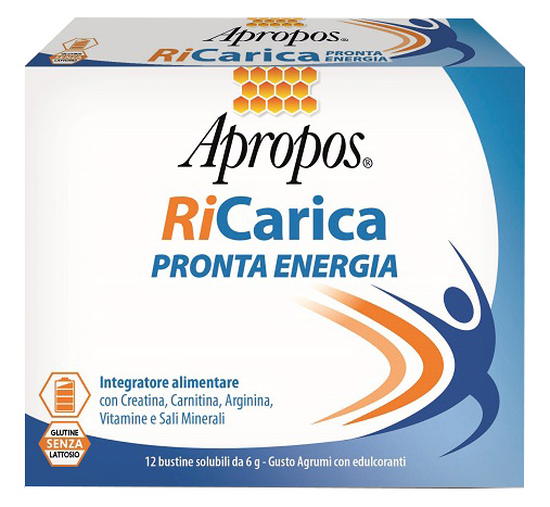 APROPOS RICARICA PRONTA ENERGIA 12 BUSTINE 6 G - Farmacia Del Monaco