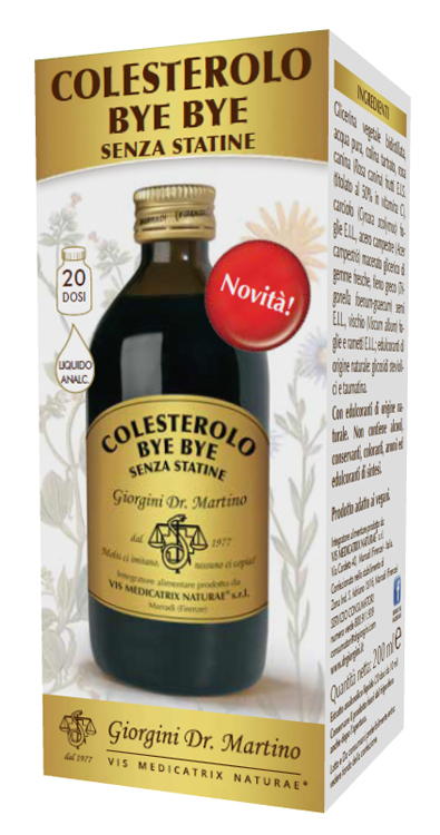 COLESTEROLO BYE BYE SENZA STATINE 200 ML - Farmacia Del Monaco
