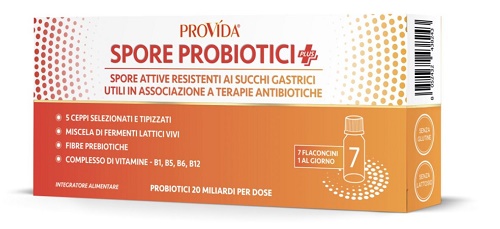 PROVIDA PROBIOTICI PLUS 20 MILIARDI 7 FLACONCINI X 8 ML - Farmacia Del Monaco