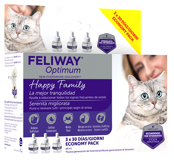 FELIWAY OPTIMUM REFILL 3X48 ML - Farmacia Del Monaco