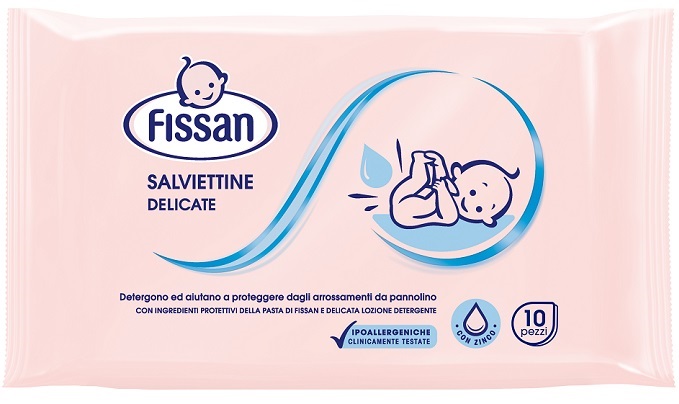 FISSAN SALVIETTE VIAGGIO 10 PEZZI - Farmacia Del Monaco