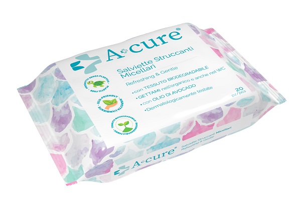 A+CURE STRUCCANTE MICELLARE POCKET MAXI 20 SALVIETTE - Farmacia Del Monaco