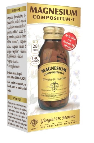 MAGNESIUM COMPOSITUM-T 140 PASTIGLIE - Farmacia Del Monaco