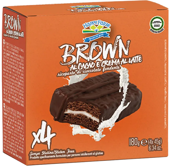 HAPPY FARM BROWN 4 PEZZI DA 45 G - Farmacia Del Monaco