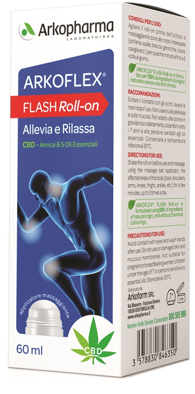 ARKOFLEX FLASH ROLL ON 60 ML - Farmacia Del Monaco