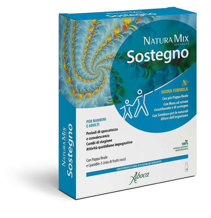 NATURA MIX ADVANCED SOSTEGNO 10 FLACONCINI DA 15 ML - Farmacia Del Monaco