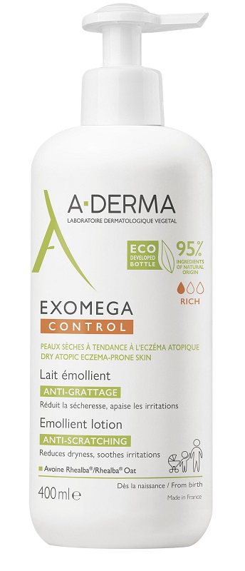 EXOMEGA CONTROL LATTE EMOLLIENTE 400 ML - Farmacia Del Monaco