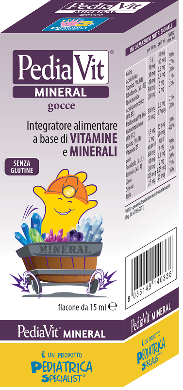 PEDIAVIT MINERAL GOCCE 15 ML - Farmacia Del Monaco