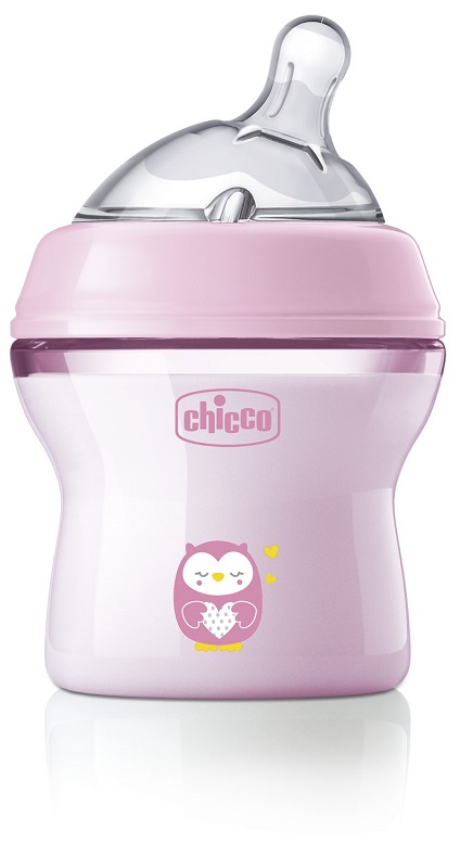 CHICCO BIBERON NAT FEEL PP 0M+ 150 ML BIMBA - Farmacia Del Monaco