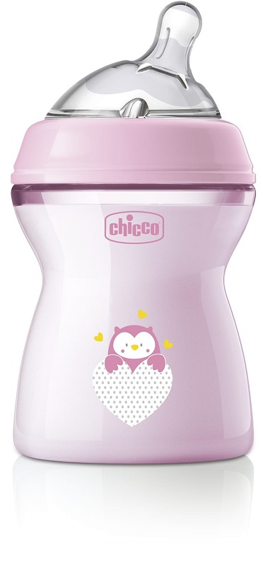 CHICCO BIBERON NAT FEEL PP 2M+ 250 ML BIMBA - Farmacia Del Monaco