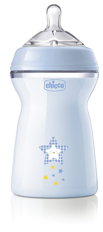 CHICCO BIBERON NAT FEEL PP 6M+ 330 ML BIMBO - Farmacia Del Monaco