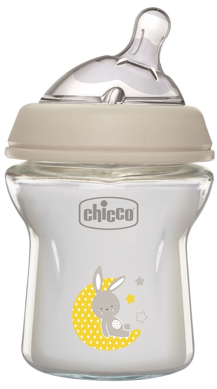 CHICCO BIBERON NAT FEEL VETRO 0M+ 150 ML - Farmacia Del Monaco