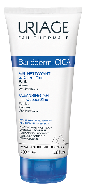 BARIEDERM CICA GEL NETTOYANT 200 ML - Farmacia Del Monaco