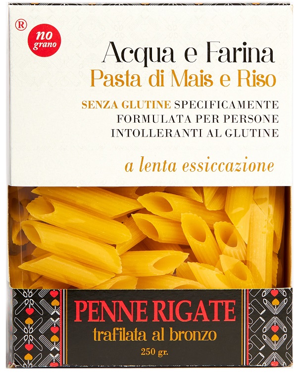 NUTRI TE' PENNE RIGATE ACQUA E FARINA MAIS E RISO 250 G - Farmacia Del Monaco