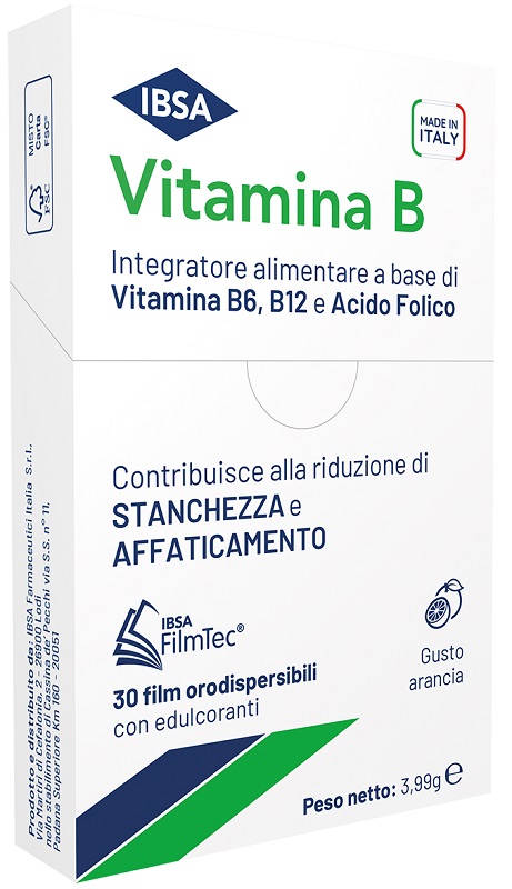 VITAMINA B IBSA 30 FILM ORALI - Farmacia Del Monaco