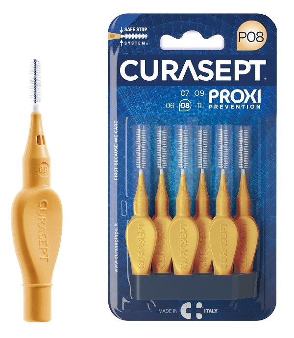 CURASEPT PROXI P08 ARANCIO CHIARO 6 PEZZI - Farmacia Del Monaco