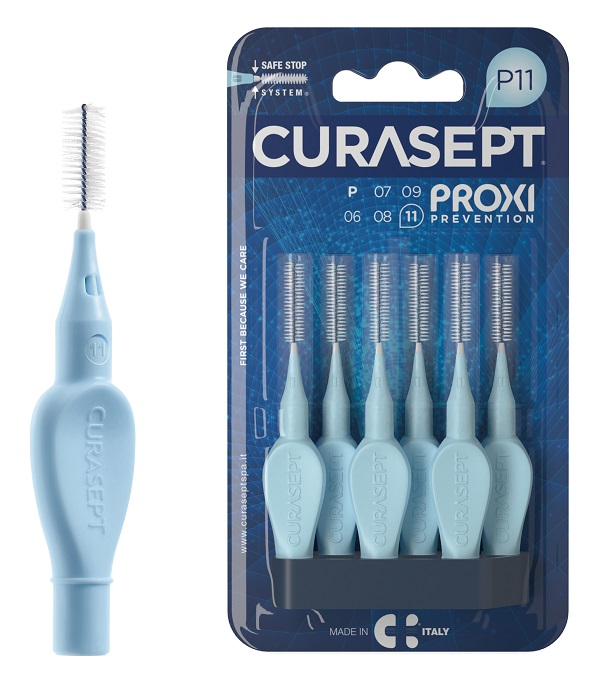 CURASEPT PROXI P11 AZZURRO/LIGHT BLUE 6 PEZZI - Farmacia Del Monaco