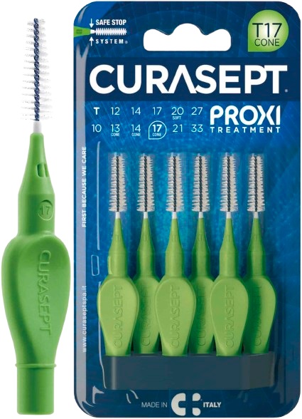 CURASEPT PROXI T17 CONE VERDE/GREEN 6 PEZZI - Farmacia Del Monaco