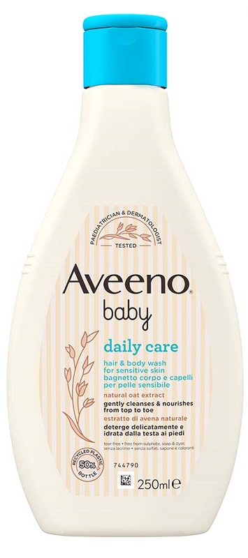 AVEENO BABY BAGNETTO TESTA PIEDI 250 ML - Farmacia Del Monaco