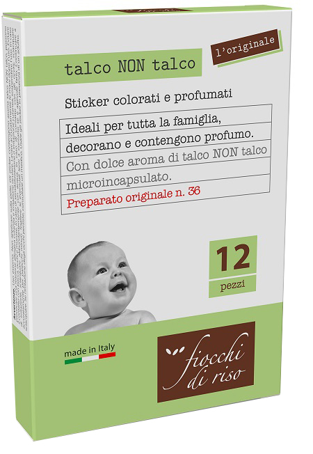FIOCCHI DI RISO TALCO NON TALCO CEROTTI 12 PEZZI - Farmacia Del Monaco