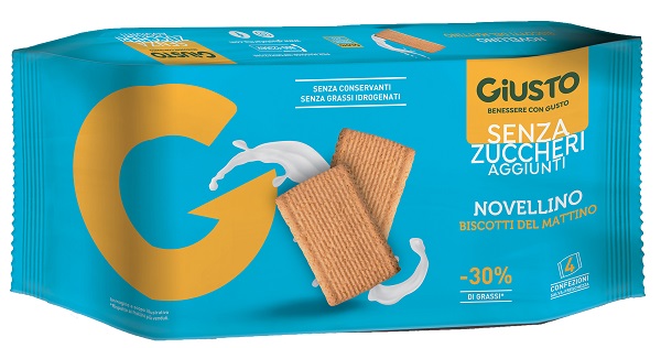 GIUSTO SENZA ZUCCHERO BISCOTTI MATTINO 350 G - Farmacia Del Monaco