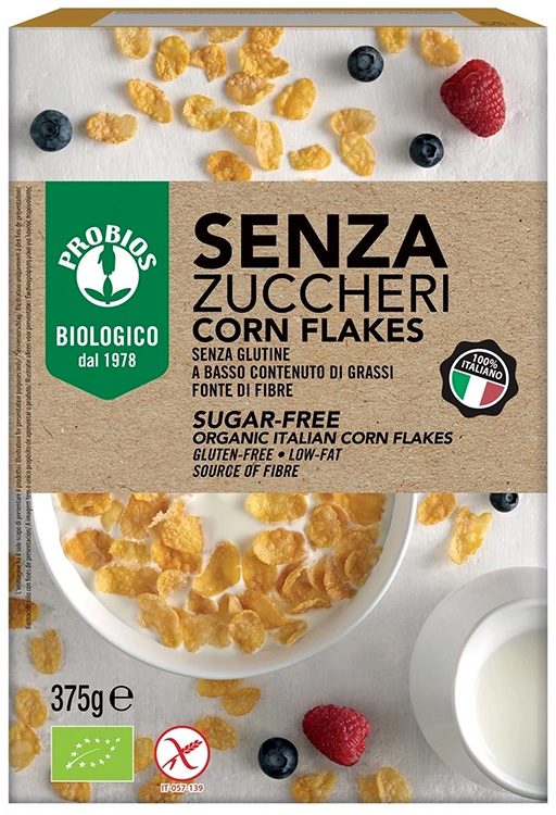 CORN FLAKES SENZA ZUCCHERI 375 G - Farmacia Del Monaco