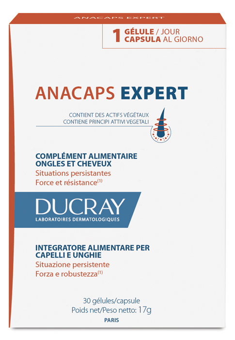 DUCRAY ANACAPS EXPERT CAPELLI E UNGHIE 30 CAPSULE - Farmacia Del Monaco