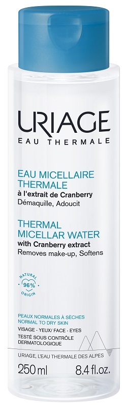 URIAGE EAU MICELLAIRE THERMALE PELLI NORMALI SECCHE 250 ML - Farmacia Del Monaco