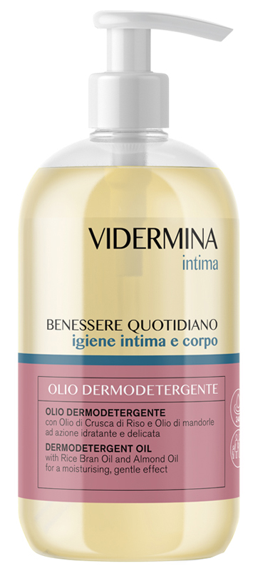 VIDERMINA INTIMA OLIO DETERGENTE CORPO E INTIMO 500 ML - Farmacia Del Monaco