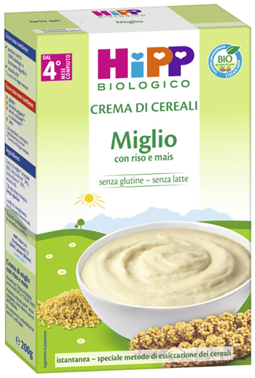 HIPP BIO CREMA CEREALI MIGLIO 200 G - Farmacia Del Monaco
