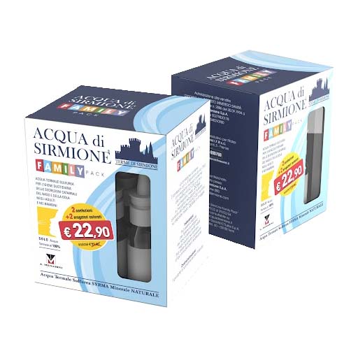 ACQUA DI SIRMIONE FAMILY PACK 12 FLACONCINI DA 15 ML - Farmacia Del Monaco