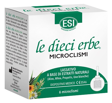 ESI LE DIECI ERBE MICROCLISMI 6 PEZZI - Farmacia Del Monaco