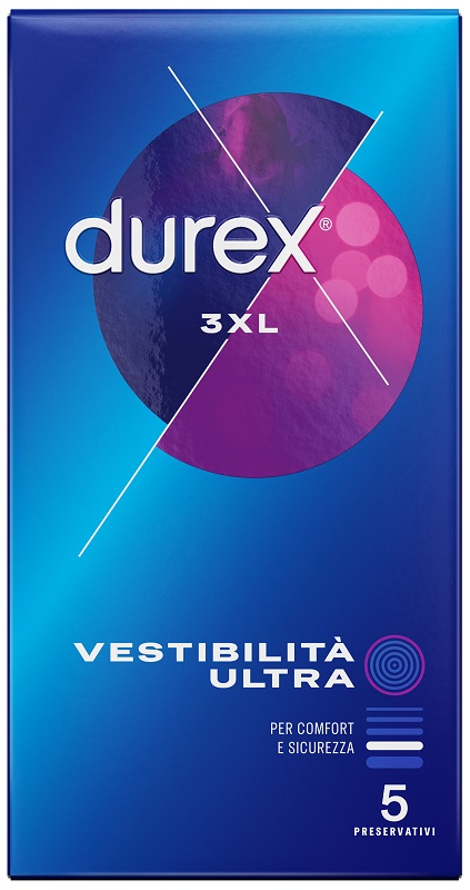 PRESERVATIVO DUREX 3XL VESTIBILITA' ULTRA 5 PEZZI - Farmacia Del Monaco