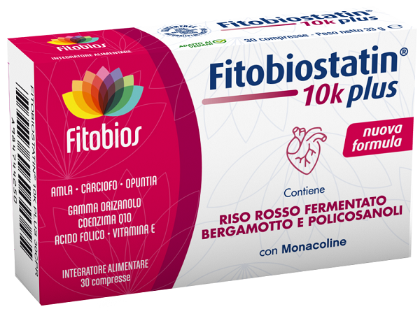 FITOBIOSTATIN 10K PLUS 30 COMPRESSE - Farmacia Del Monaco