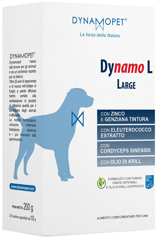 DYNAMO L LARGE CANI 20 BUSTINE DA 10 G - Farmacia Del Monaco