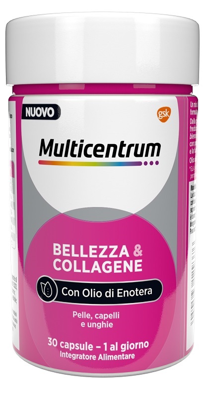 MULTICENTRUM BELLEZZA & COLLAGENE 30 CAPSULE - Farmacia Del Monaco