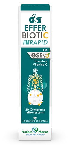 GSE EFFERBIOTIC RAPID 20 COMPRESSE - Farmacia Del Monaco