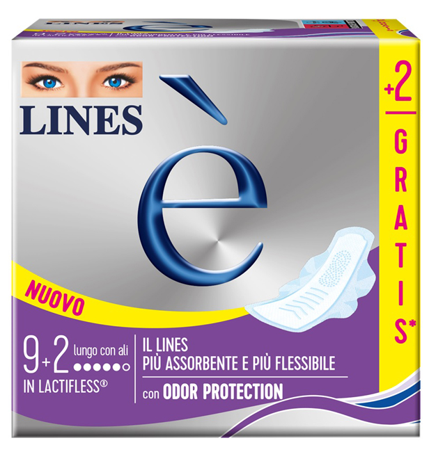 LINES E' LUNGO CARRY PACK 9 + 2 PEZZI - Farmacia Del Monaco