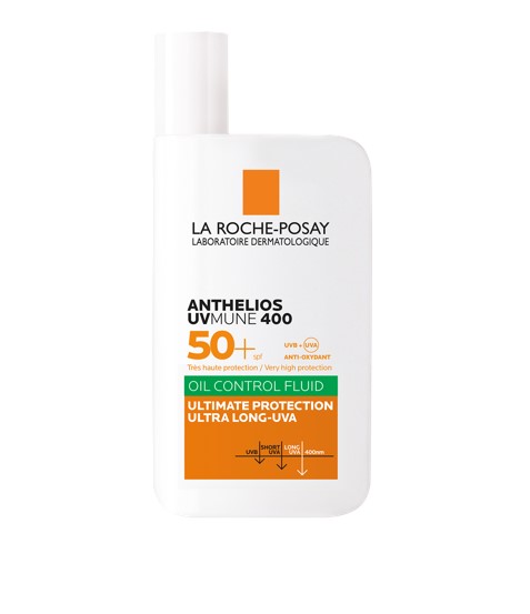 ANTHELIOS FLUIDO OIL CONTROL CON PROFUMO UVMUNE SPF50+ 50 ML - Farmacia Del Monaco