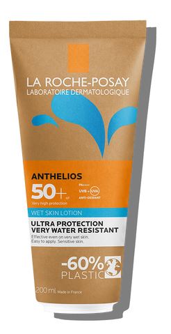 ANTHELIOS GEL PELLE BAGNATA 50+ 200 ML NUOVO PAPERPACK - Farmacia Del Monaco