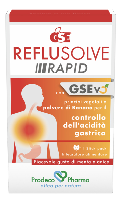 GSE REFLUSOLVE RAPID 14 STICK PACK - Farmacia Del Monaco