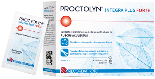 PROCTOLYN INTEGRA PLUS FORTE 14 BUSTINE - Farmacia Del Monaco