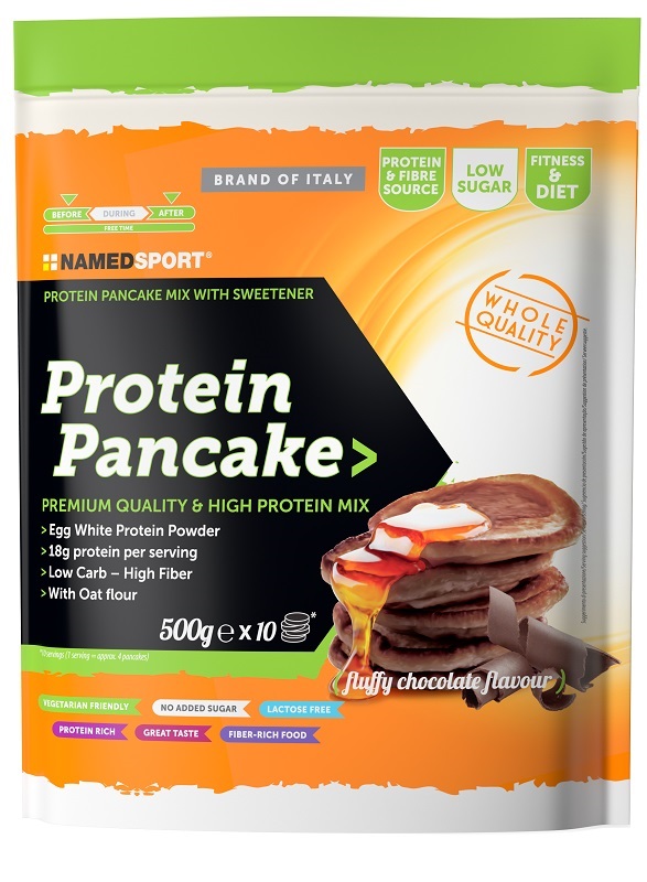 PROTEIN PANCAKE FLUFFY CHOCOLATE 500 G - Farmacia Del Monaco